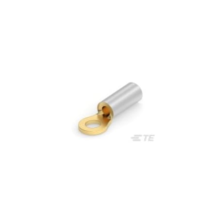 Te Connectivity Ring Terminal, #4 Stud Size, 2.65 mm², Bare Insulated 322363-1